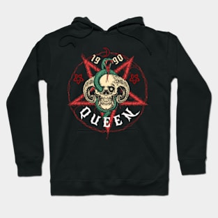 snake on megadeth's head Hoodie